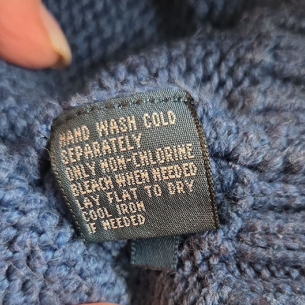 Ralph Lauren Classic Blue Crewneck Sweater - Picture 4 of 4